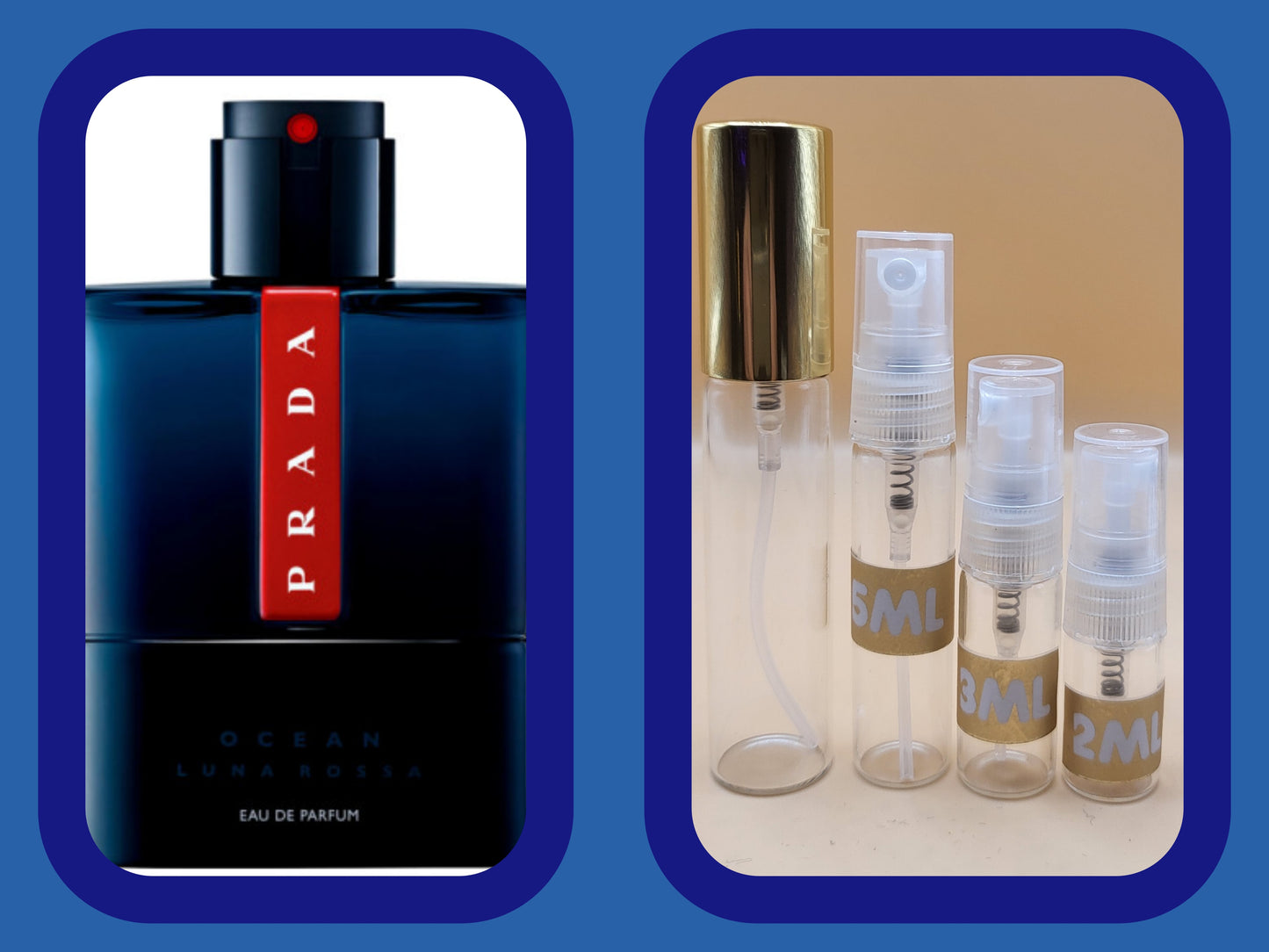 Luna Rossa Ocean Eau de Parfum Prada for men Decants