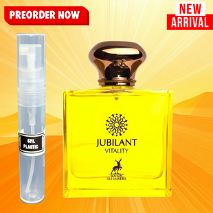 MAISON ALHAMBRA Jubilant Vitality(EROS ENERGY  TWIST) 5ML DECANTS.  PRE-ORDER SHIP BY 11/12