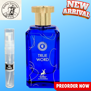Maison Alhambra True Word (BLUETALISMANTWIST) 5ML SAMPLES PRE ORDER SHIP BY 7/22