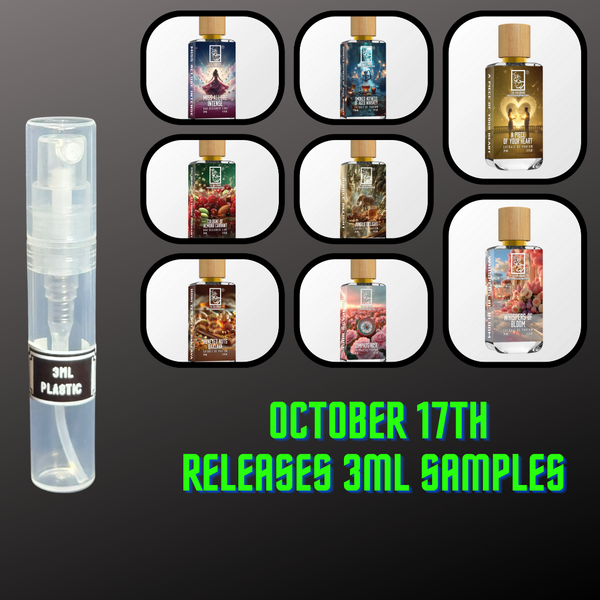 DUA FRAGRANCES OCTOBER 17TH RELEASES 3ML SAMPLES PRE-ORDER SHIP BY 10/24