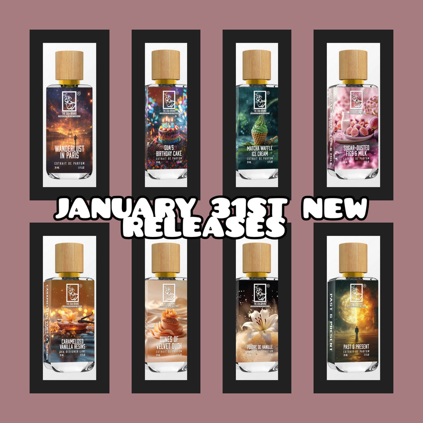 DUA FRAGRANCES JANUARY 31ST NEW RELEASES 3ML SAMPLES