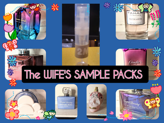 The WIFEY'S FRAGRANCE SAMPLE PACKS