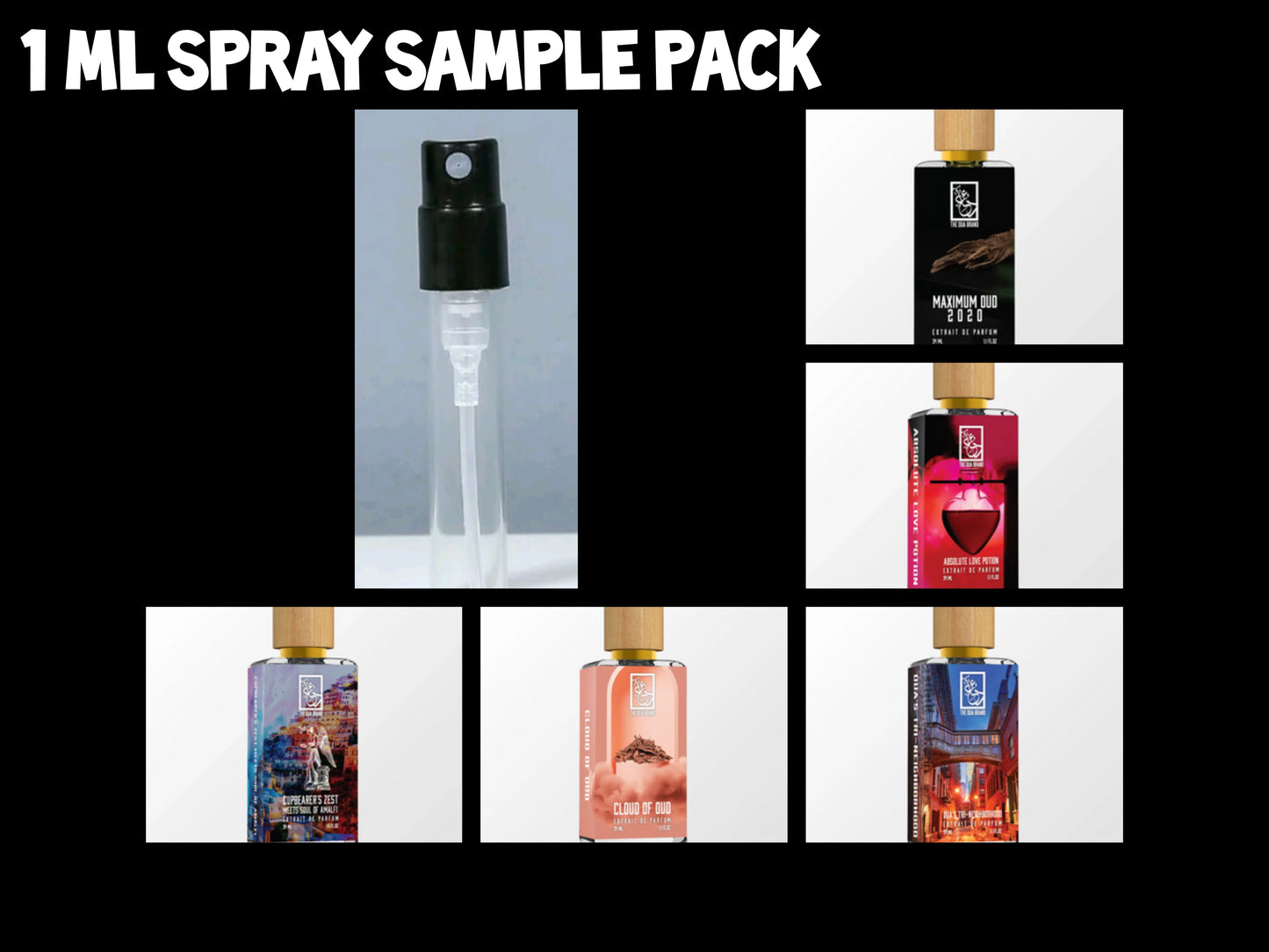 DUA FRAGRANCES 1ml sample 5 pack