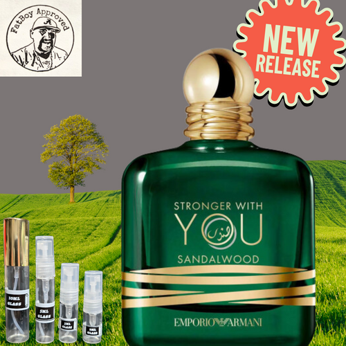 Armani Stronger with You Sandalwood Fragrance Samples.  New 2025 RELEASE.