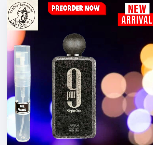 AFNAN 9pm NIGHT OUT 5ML SAMPLES PRE-ORDER