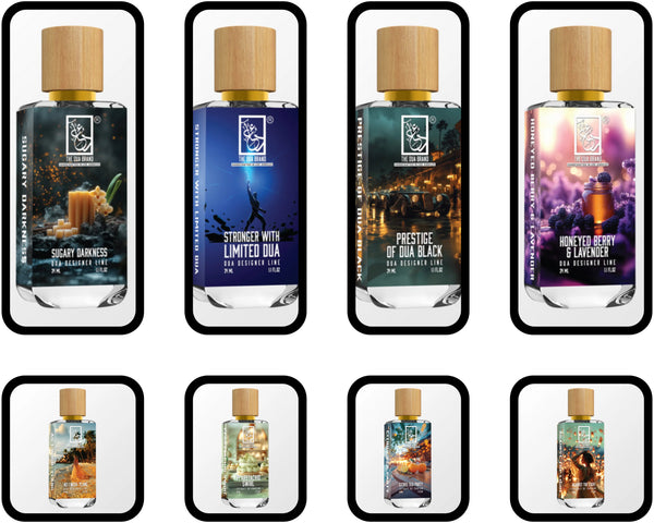 DUA FRAGRANCES AUGUST 1ST RELEASES 3ML SAMPLES PRE-ORDER SHIP BY 8/8