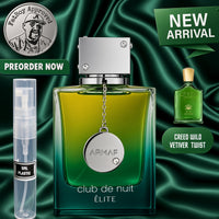 ARMAF CDNI ELITE (WILD VETIVER TWIST) 5ML SAMPLES PRE-ORDER SHIP BY 9/1