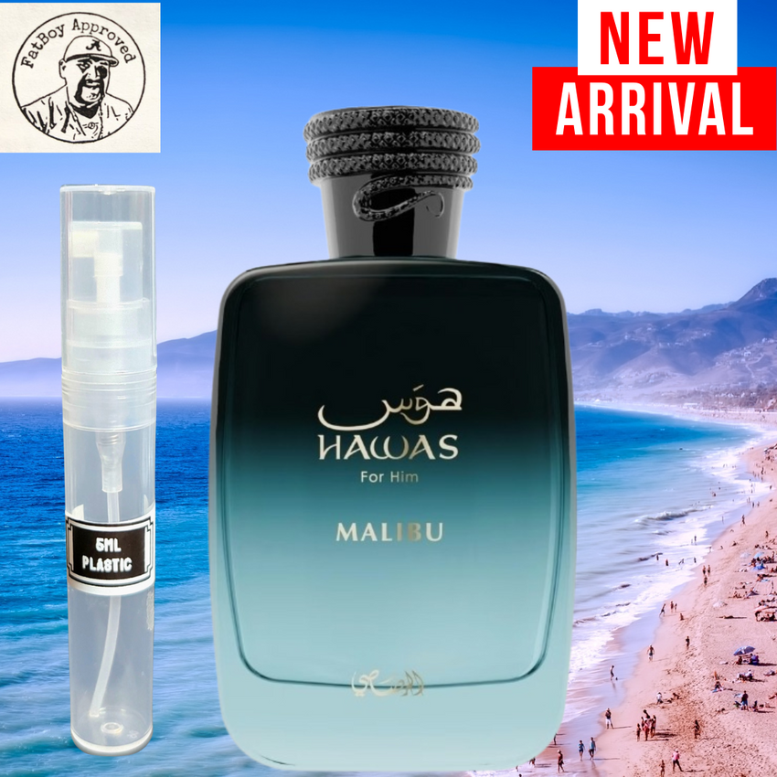 RASASI HAWAS MALIBU 5ML DECANTS PRE ORDER SHIP BY 9/12