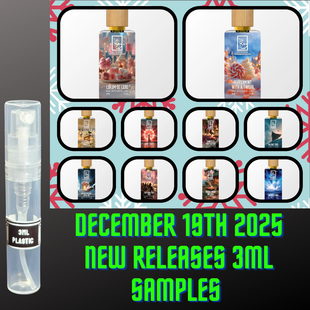 DUA FRAGRANCES DECEMBER 19th RELEASES 3ML SAMPLES PRE-ORDER SHIP BY 12/26