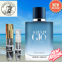 Giorgio Armani Acqua di Giò Profondo Eau de Toilette 2025 release.  FRAGRANCE SAMPLES.