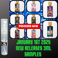 DUA FRAGRANCES JANUARY 1ST RELEASES 3ML SAMPLES PRE-ORDER