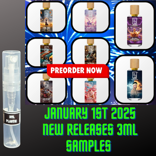 DUA FRAGRANCES JANUARY 1ST RELEASES 3ML SAMPLES