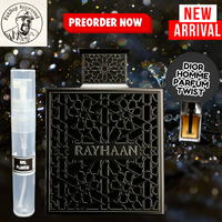 RAYHAAN OBSIDIAN(DIOR HOMME PARFUM TWIST) 5ML SAMPLES PRE-ORDER SHIP BY 2/7