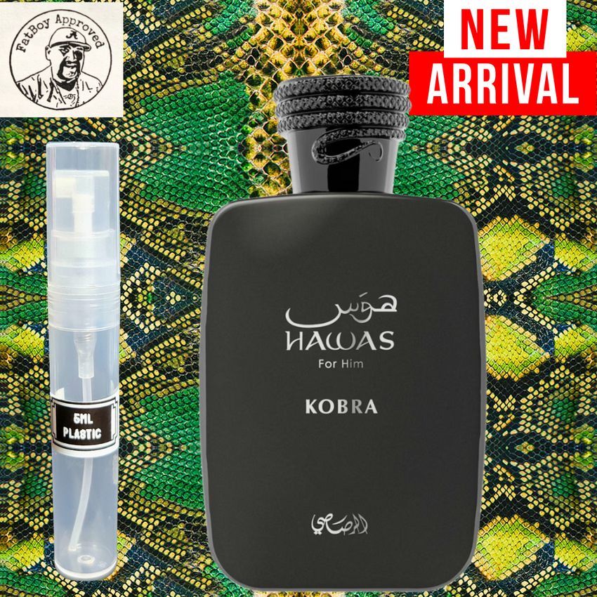 RASASI HAWAS KOBRA 5ML DECANTS PRE ORDER SHIP BY 9/12