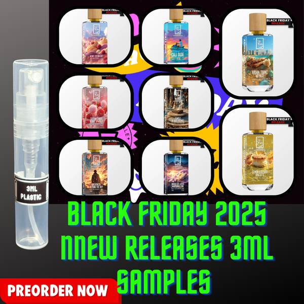 DUA FRAGRANCES BLACK FRIDAY RELEASES 3ML SAMPLES PRE-ORDER SHIP BY 12/5