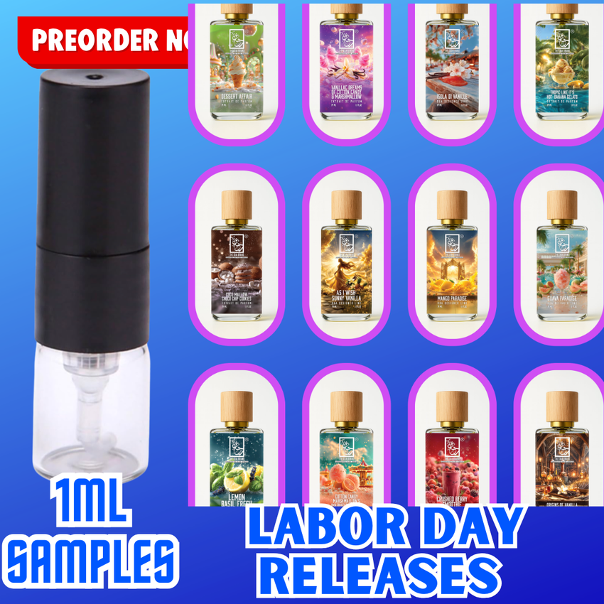 DUA LABOR DAY 2026 FRAGRANCES 1ML SAMPLES PRE-ORDER