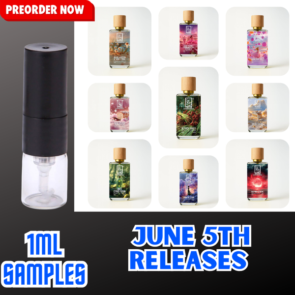 DUA FRAGRANCES JUNE 5TH NEW RELEASES 1ML SAMPLES PRE-ORDER