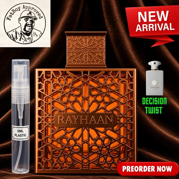 RAYHANN VANTAGE (DECISION TWIST) 5ML SAMPLES PRE ORDER SHIP BY 10/27