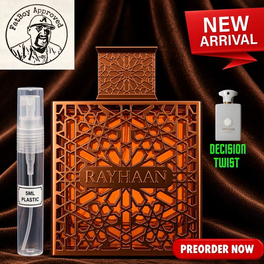 RAYHANN VANTAGE (DECISION TWIST) 5ML SAMPLES PRE ORDER SHIP BY 10/27