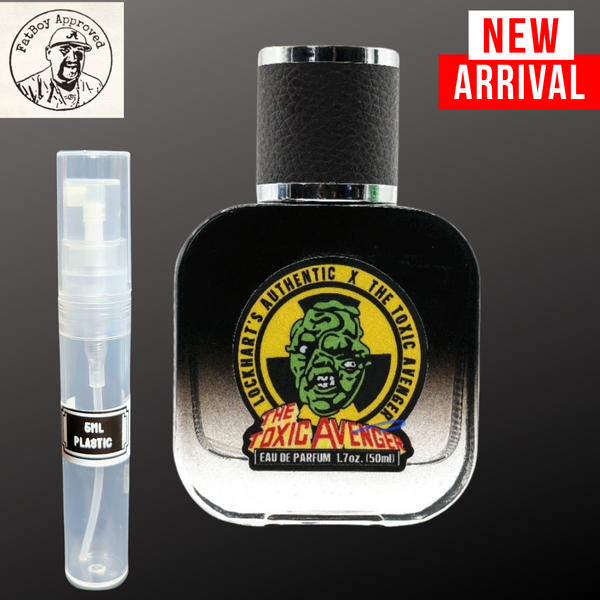 LOCKHART'S AUTHENTIC TOXIC AVENGER EDP 5ML SAMPLES PRE ORDER SHIP BY 8/25