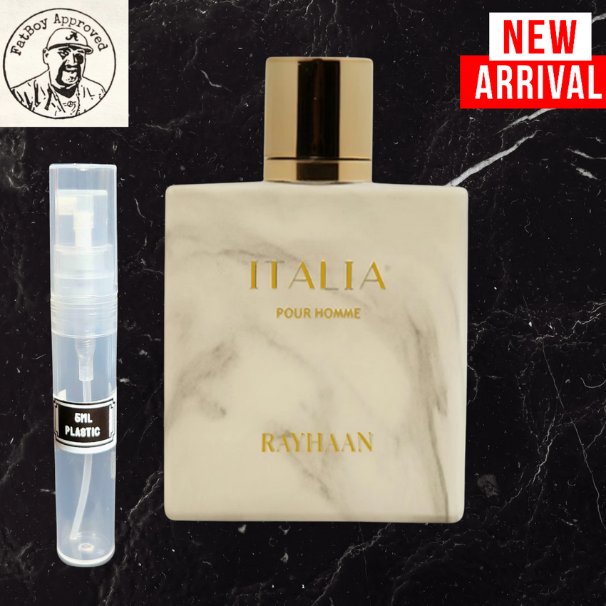 RAYHAAN ITALIA (NAXOS TWIST) 5ML DECANTS PRE-ORDER SHIP BY 12/19