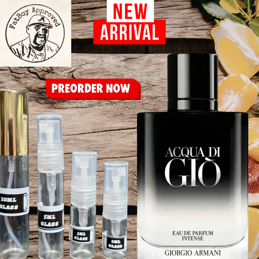 Giorgio Armani Acqua di Giò Eau de Parfum Intense SAMPLE DECANTS PRE-ORDER SHIP BY 1/29