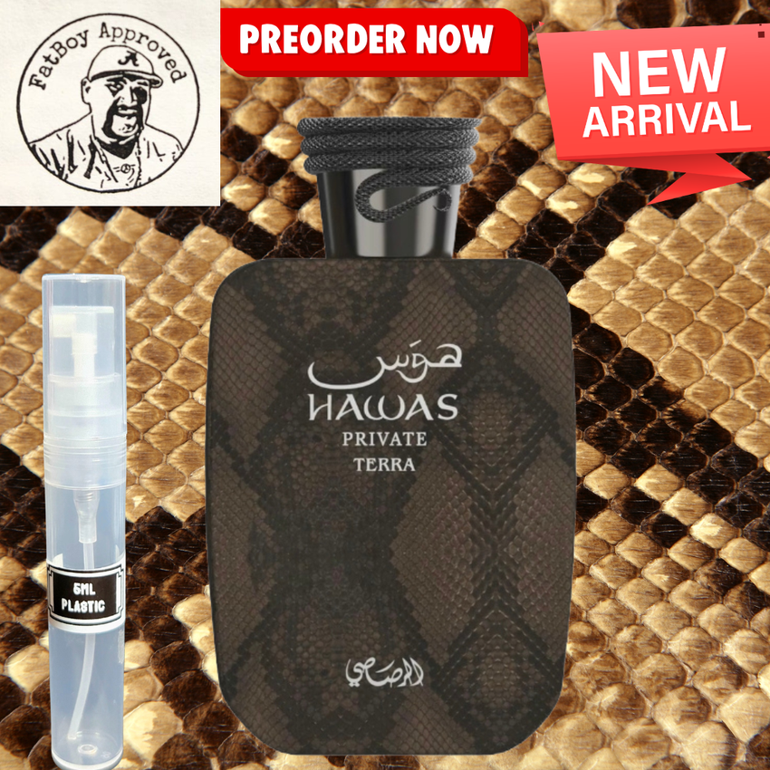 RASASI HAWAS PRIVATE LINE TERRA PRE-ORDER SHIP BY SEPT 18