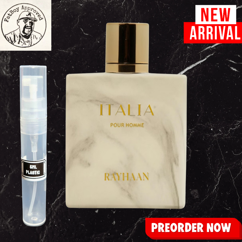 RAYHAAN ITALIA (NAXOS TWIST) 5ML DECANTS PRE-ORDER SHIP BY 12/19