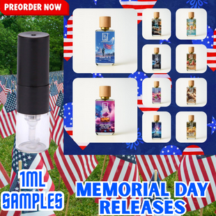DUA FRAGRANCES MEMORIAL DAY RELEASES 1ML SAMPLES PRE-ORDER