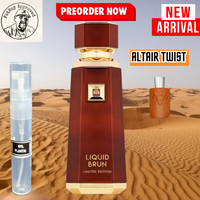 FRAGRANCE WORLD FRENCH AVENUE LIQUID BRUN LIMITED EDITION 5ML SAMPLES PRE-ORDER