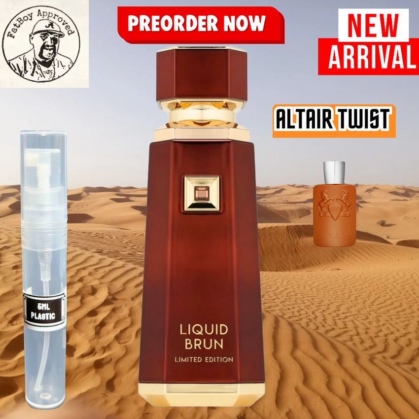 FRAGRANCE WORLD FRENCH AVENUE LIQUID BRUN LIMITED EDITION 5ML SAMPLES PRE-ORDER