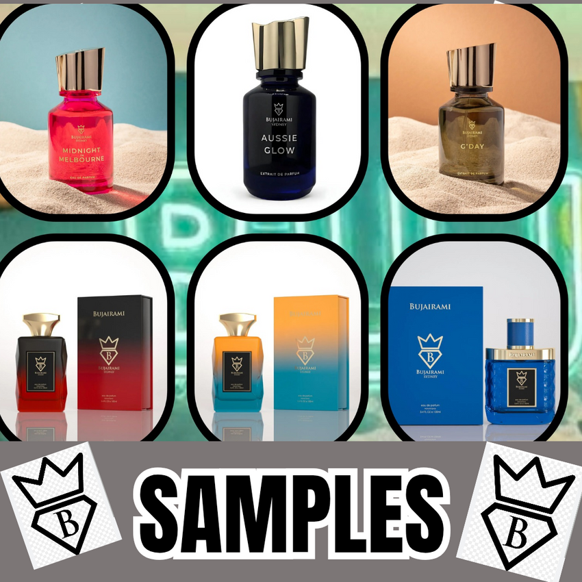 BUJAIRAMI PERFUMES 5ML DECANTS SAMPLES