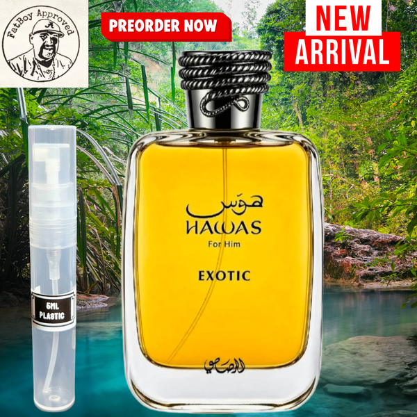 RASASI HAWAS EXOTIC 5ML SAMPLES PRE-ORDER SHIP BY 5/31