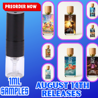 DUA FRAGRANCES AUGUST 14TH RELEASES 1ML SAMPLES PRE-ORDER