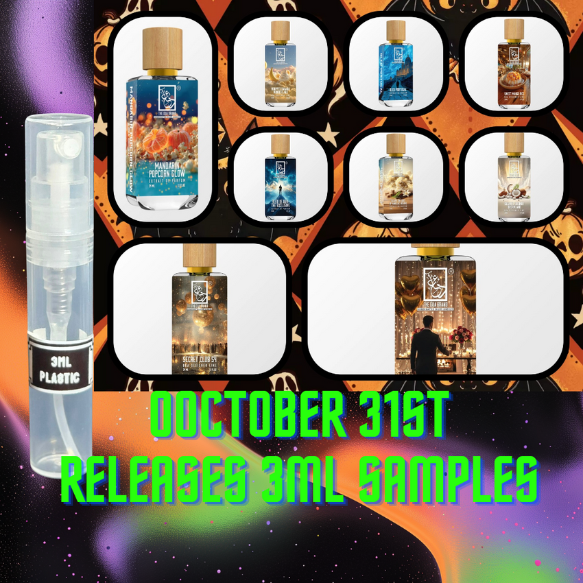 DUA FRAGRANCES OCTOBER 31ST NEW RELEASES 3ML SAMPLES PRE-ORDER SHIP BY 11/11