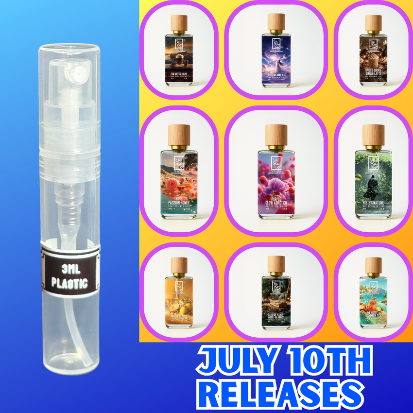 DUA FRAGRANCES JULY 10TH NEW RELEASES 3ML SAMPLES PRE-ORDER