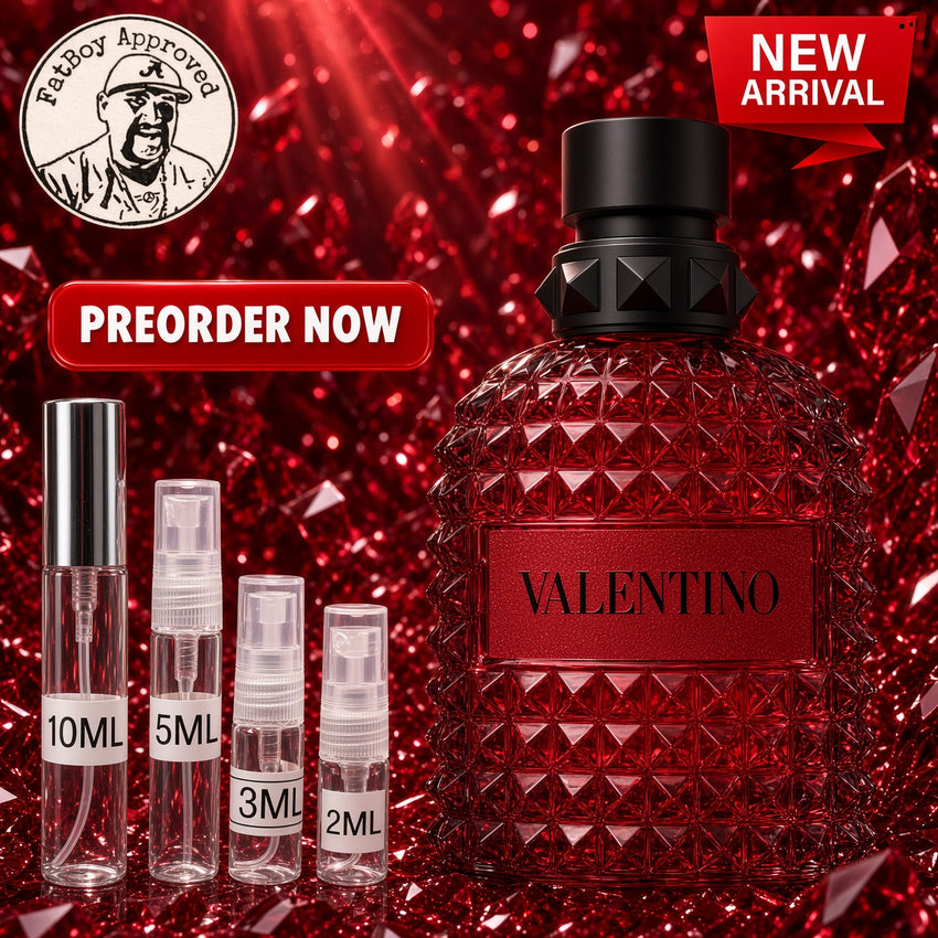 VALENTINO UOMO BORN IN ROMA RUBY FRAGRANCE SAMPLES PRE-ORDER SHIP BY 10/22