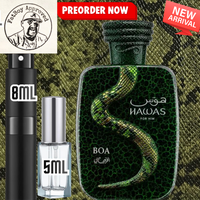 RASASI HAWAS BOA *LIMMITED RUN* PREMIUM DECANT PRE-ORDER SPECIAL.
