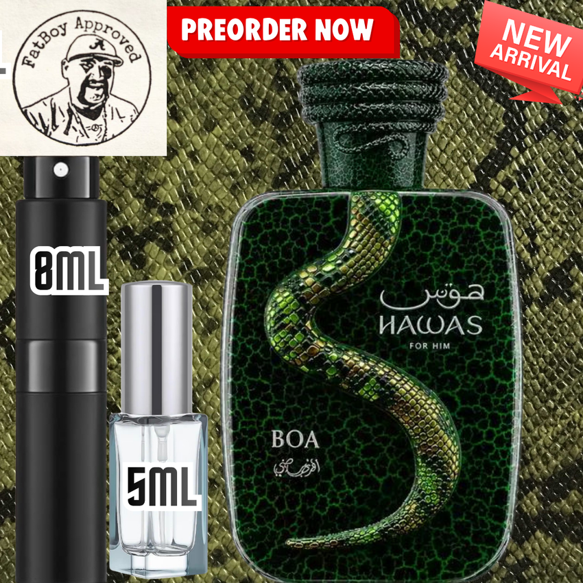 RASASI HAWAS BOA *LIMMITED RUN* PREMIUM DECANT PRE-ORDER SPECIAL.