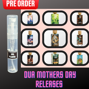 DUA FRAGRANCES MOTHERS DAY 2025 RELEASES 3ML SAMPLES PRE-ORDER SHIP 5/16