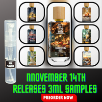 DUA FRAGRANCES PRE BLACK FRIDAY RELEASES 3ML SAMPLES