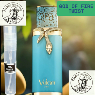 Fragrance world French Avenue vulcan feu perfume (GOD OF FIRE TWIST) 5ML DECANTS