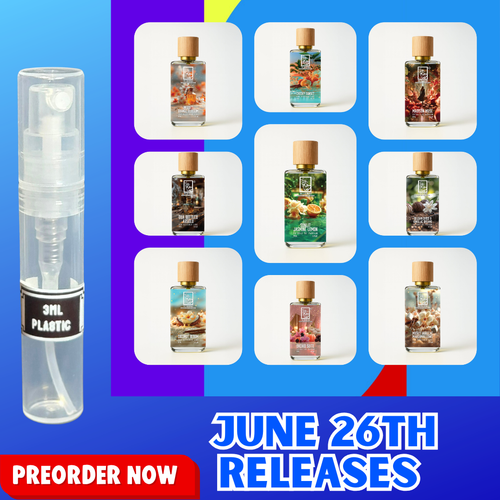 DUA FRAGRANCES JUNE 26TH NEW RELEASES 3ML SAMPLES