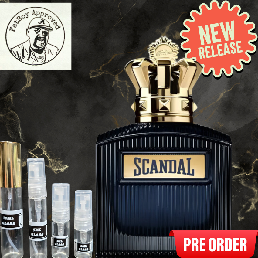 Jean Paul Gaultier Scandal Pour Homme Intense 2025 RELEASE. FRAGRANCE SAMPLES.