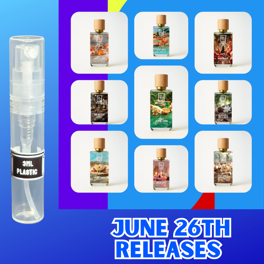 DUA FRAGRANCES JUNE 26TH NEW RELEASES 3ML SAMPLES PRE-ORDER