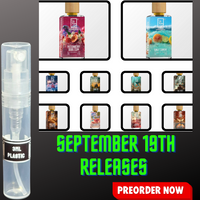 DUA FRAGRANCES SEPTEMBER 19TH RELEASES 3ML SAMPLES PRE-ORDER SHIP BY 9/26