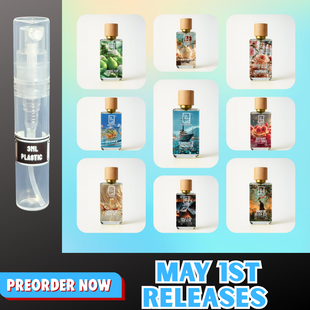 DUA FRAGRANCES MAY 1ST RELEASES 3ML SAMPLES PRE-ORDER