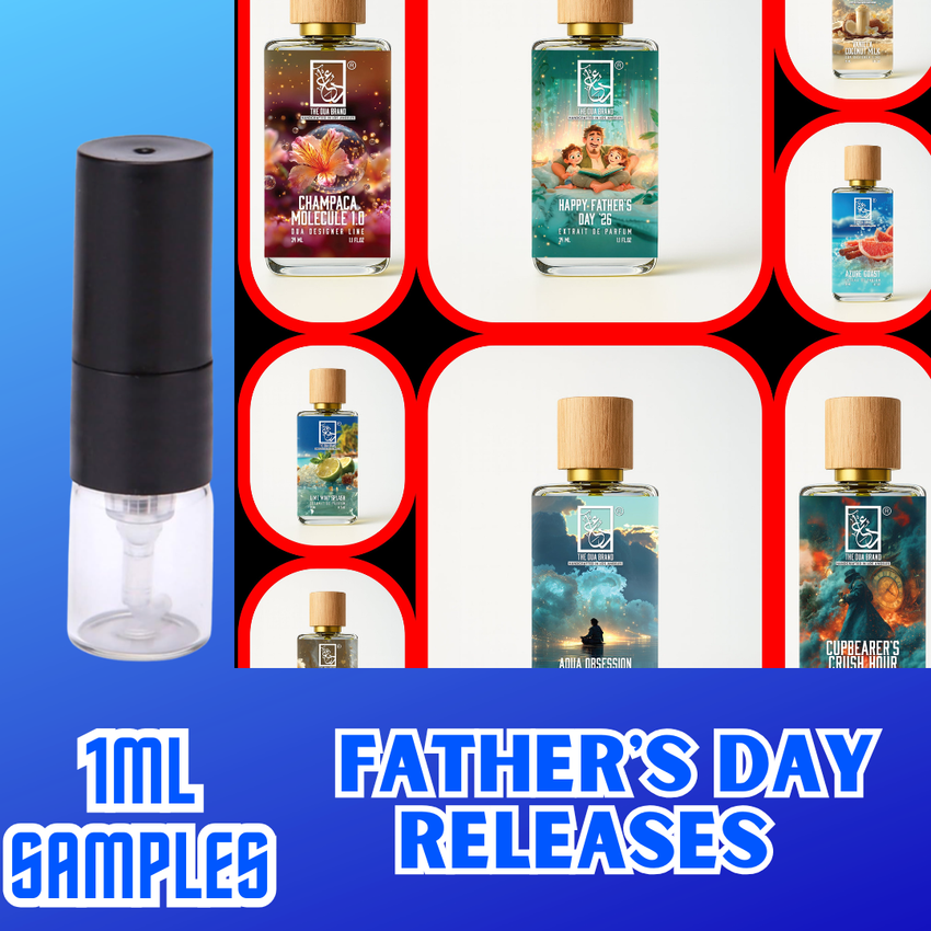 DUA FRAGRANCES FATHERS DAY RELEASES 1ML SAMPLES PRE-ORDER