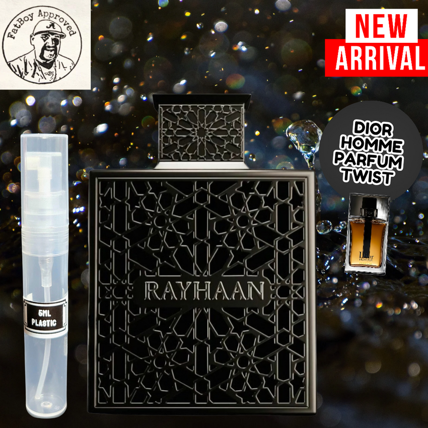 RAYHAAN OBSIDIAN(DIOR HOMME PARFUM TWIST) 5ML SAMPLES PRE-ORDER SHIP BY 2/7