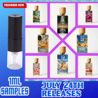 DUA FRAGRANCES JULY 24TH  RELEASES 1ML SAMPLES PRE-ORDER